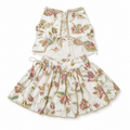 White Floral Dog Lehenga